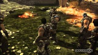 Gears of War 3 Act 2  Chapter 1 Shipwreck Part 1 Playthrough Xbox 360 [upl. by Yelnats]