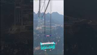 WORLDS HIGHEST BRIDGE 1ST STEEL TRUSS ASSEMBLY  Huajiang Canyon Bridge construction engineering [upl. by Nnayrb]