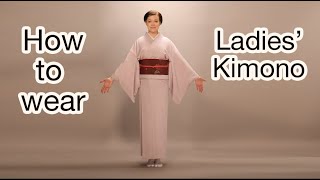 How to wear ladies kimono comfortably [upl. by Nyleda]