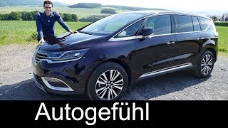 Allnew Renault Espace Initiale Paris FULL REVIEW test driven MPV Van 2016 top trim  Autogefühl [upl. by Lucey657]