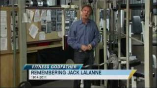 Jack Lalanne Fitness Guru Dies 1242011 [upl. by Aneeras]