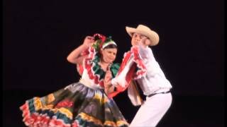 Baile “ESTAMPA HUILENSEquot Los Niños de Colombia Bailan [upl. by Acillegna]