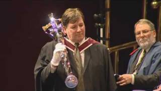 Imperials new ceremonial mace unveiled at the Postgraduate Awards Ceremony 2009 [upl. by Teresa]