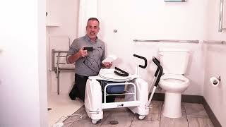 Dignity Lifts Commercial Toilet Lift  CL1  Installation Video [upl. by Nedearb]