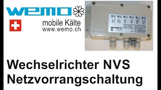 Netzvorrangschaltung Wechselrichter mit Vorrang NVS für Boot und Wohnmobil Test Bericht Erfahrung [upl. by Alesram]