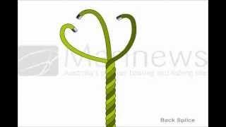 How to Tie Back Splice Knot [upl. by Hendon]