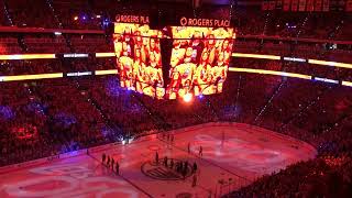 Edmonton Oilers vs Florida Panthers  Game 3  PreGame quotLets Go Oilersquot Chant [upl. by Glassco]