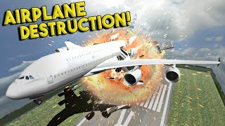 MASSIVE AIRPLANE DESTRUCTION amp MORE  Disassembly 3D Gameplay  EP 4 [upl. by Kelwunn]