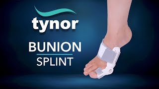 How to wear Tynor Bunion Splint to correct the hallux abducto valgus deformity of the big toe [upl. by Parke609]