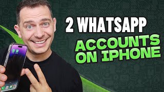 How to Set Up Two WhatsApp Accounts on iPhone 2024 [upl. by Eentroc39]