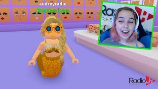 I AM A MERMAID  Roblox Fashion Famous  RadioJH Games [upl. by Sarene264]