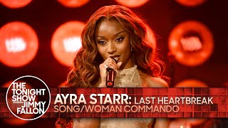 Ayra Starr Last Heartbreak SongWoman Commando  The Tonight Show Starring Jimmy Fallon [upl. by Thomasin]