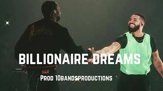 Billionaire Dreams Meek Mill x Drake Type Rap Instrumental [upl. by Blackmun]