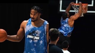 NFL Star Myles Garrett SHOWS OFF HIS UNBELIEVABLE Basketball Skills [upl. by Petes]