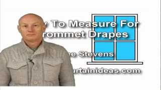 how to measure for grommet drapes [upl. by Little64]