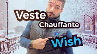 Une Veste Chauffante pour 9€ Wish  AliExpress [upl. by Obeng]