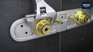 Installationsvideo GROHE Rainshower System SmartControl [upl. by Cailean]