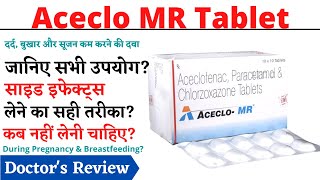 Aceclo MR Tablet  Aceclo MR Tablet Uses Side Effects in Hindi [upl. by Louth]