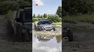 Defender off road fun  watch the full video of big off road test drive on our channel [upl. by Nuhsed]