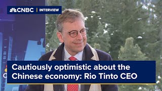 Were cautiously optimistic about the Chinese economy Rio Tinto Group CEO [upl. by Affrica586]