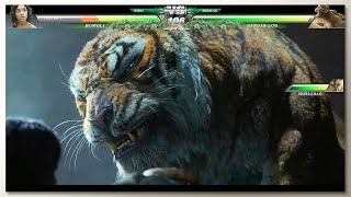 Begheera amp Baloo vs BandarLog with Healthbars [upl. by Arras]