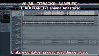 ADORAREI Fabiana Anastácio VS MULTITRACKS  SAMPLES [upl. by Susejedairam]