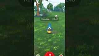 Caught a Karrablast in Pokemon go pokemongo [upl. by Carrillo]