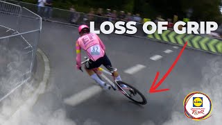 Sharp Turns at High Speeds in Cycling  Highlights Prolog  Lidl Deutschland Tour 2024 [upl. by Esenahs]