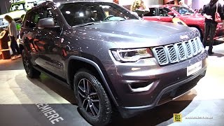 2017 Jeep Grand Cherokee Trailhawk 30L Diesel  Exterior Interior Walkaround 2016 Paris Motor Show [upl. by Beard553]