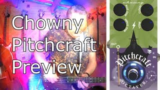 Chowny quotPitchCraftquot analogue bass octave pedal preview by Scott Whitley [upl. by Ellezaj510]