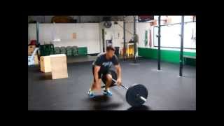 burpee with lateral jump over the barbell [upl. by Suired]