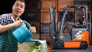 How to Charge and Water a Forklift Battery [upl. by Hannazus]