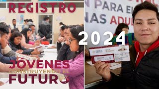 Como REGISTRARSE al programa Jovenes Construyendo el Futuro 2024 [upl. by Diamond]