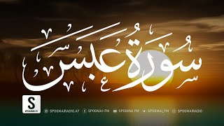 د قرآن کریم تلاوت او پښتو ترجمه، د عبس سورت  Surah Abasa [upl. by Malory]