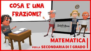 Cosa è una frazione  Algebra  Secondaria di Primo Grado [upl. by Esiuqram625]