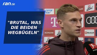 Kimmich lobt BayernAbwehr quotBrutal was die wegbügelnquot [upl. by Yggep]