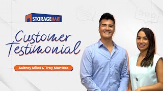 Aubrey Miles and Troy Montero  Customer Testimonial  StorageMart PH [upl. by Jeni]