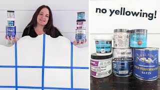 The Best Top Coats for White Furniture that Wont Yellow [upl. by Dnalevets897]