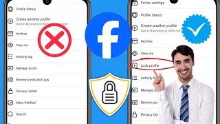 Facebook Profile Lock Missing  How to enable Lock profile on Facebook2024 [upl. by Gabe]