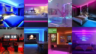 Led Strip Light Ideas Led Light Design Led lights bedroom Ideas Led lights Decoration Ideas [upl. by Naut]