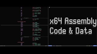 x64 Assembly Programming 01 Code amp Data [upl. by Ydoc]