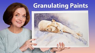 How to use Granulating Paints Watercolour Tips for Beginners [upl. by Kendell979]