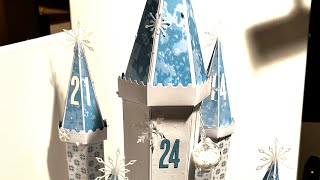 Tuto étapes calendrier de l’avent château scrap partie22 [upl. by Ettedualc966]