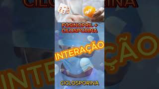 Fosinopril interação com ciclosporina saudeebemestar [upl. by Otreblide]