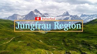 Jungfrau Region Switzerland Drone Video [upl. by Redman]