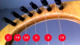 Trossingen Lyre Tuning to Diatonic E pitch [upl. by Neel]