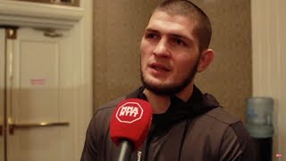 Khabib Nurmagomedov on his weigh issues before UFC 219 criticizes Alvarez vs Gaethje [upl. by Zoltai623]