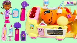 POKEMON Charmander Visits Doc McStuffins Toy Hospital [upl. by Amby]