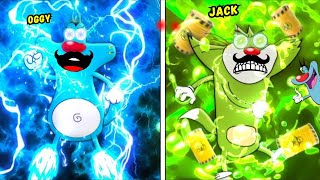 Roblox Oggy Become God In Elemental tycoon with Jack ROCKINDIANGAMER funny [upl. by Ellierim923]