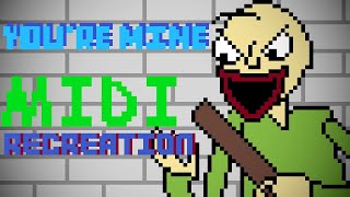 DAGames  Youre Mine MIDI Recreation [upl. by Ahsahs]